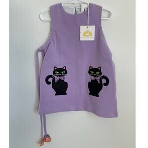 The Yellow Lamb Emma Jumper- Black cats NWT‎ size 3T